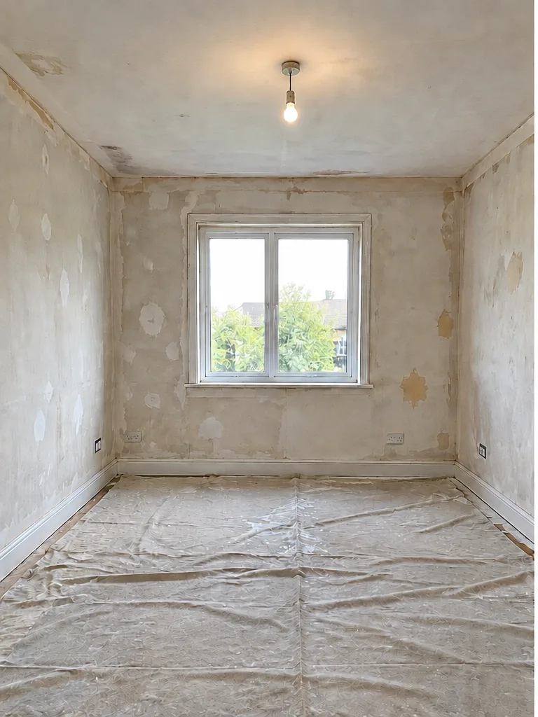 Anwar Painting work, before